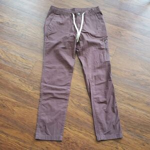 Vuori Purple Chic Edgy Outdoor Hiking Ripstop Athleisure Casual Pants Size Small